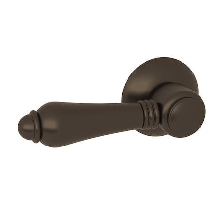 Rohl Universal Fit Metal Toilet Tank Flush Handle In Tuscan Brass C7950LMTCB
